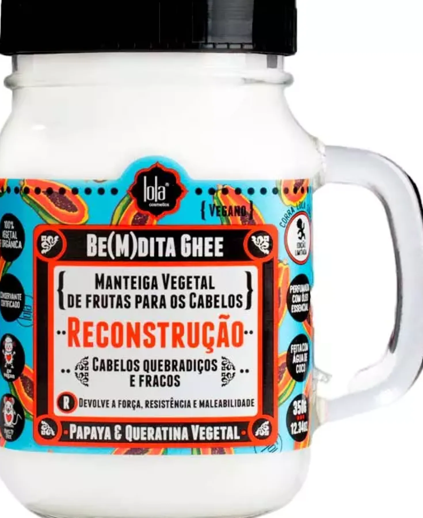 Lola from RioBe(M)Dita Ghee Másk. Reconstrução Papaya E Queratina Vegetal 350 g