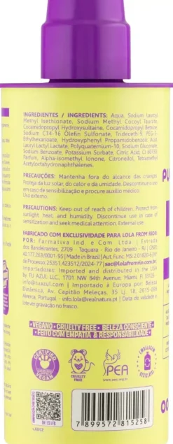 Lola from Rio Purple Shampoo Iluminador 250 ml