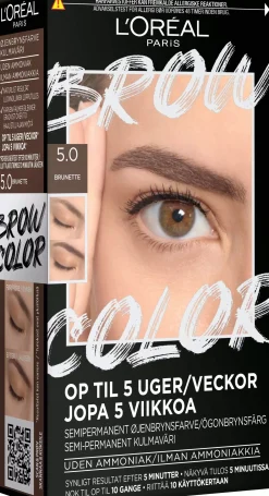 Loreal Paris Brow Color Semi-Permanent Eyebrow Color 5.0 Brunette