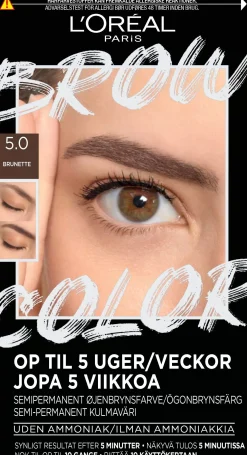 Loreal Paris Brow Color Semi-Permanent Eyebrow Color 5.0 Brunette