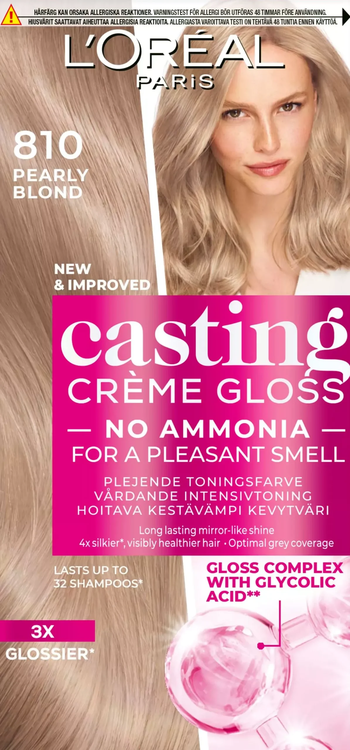 Loreal Paris Casting Crème Gloss Semi-permanent Coloration 210 Blue Black
