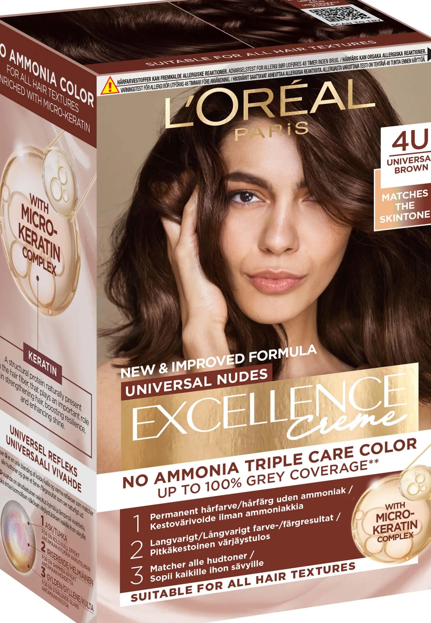 Loreal Paris Excellence Creme Universal Nudes 10U Universal Extra Light Blonde