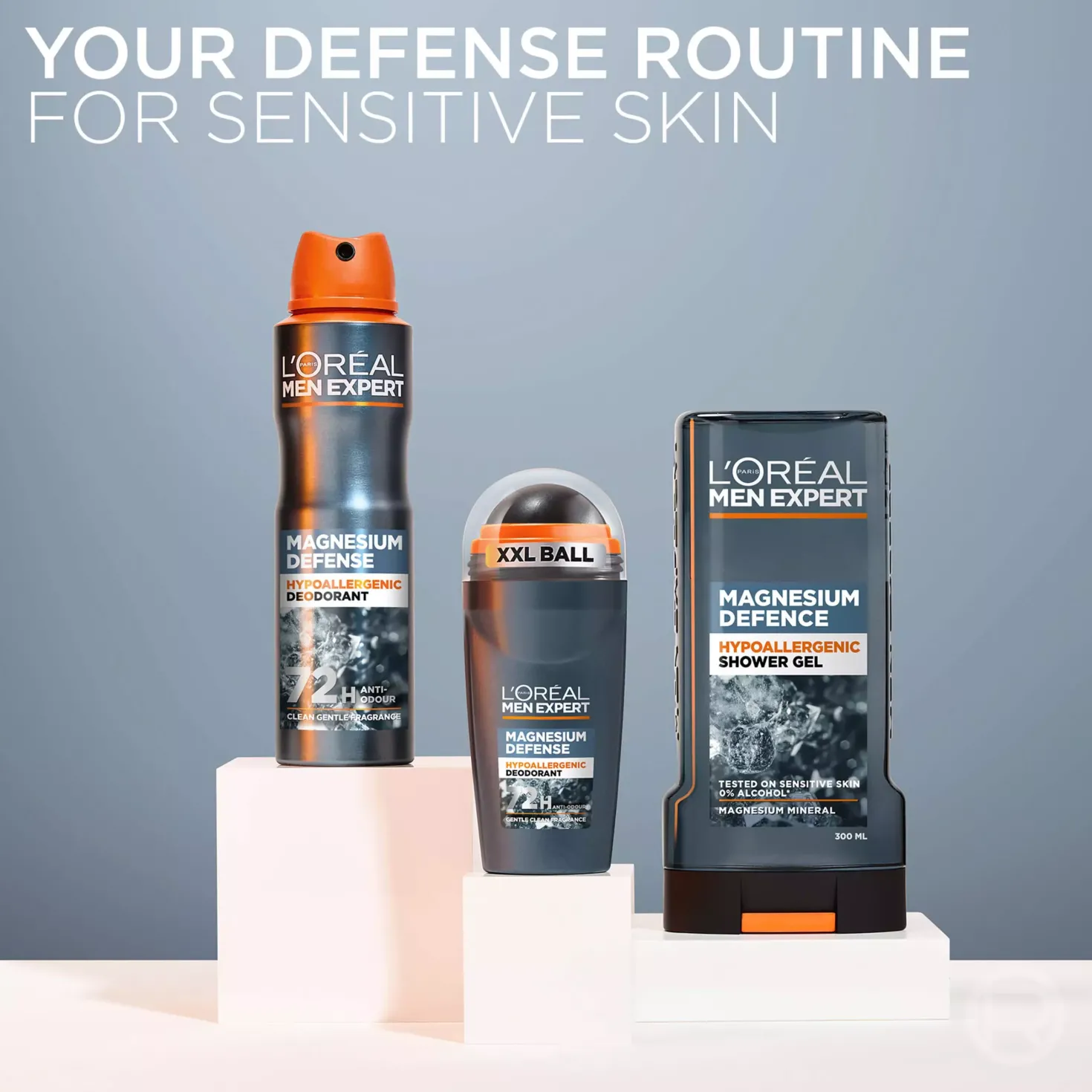 Loreal ParisMen Expert Magnesium Defense Hypoallergenic Shower Gel 300 ml