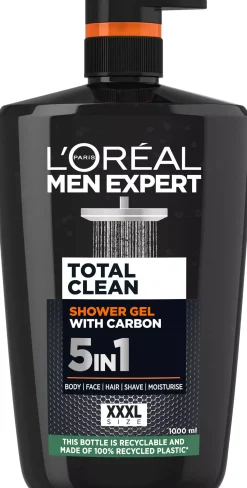Loreal ParisMen Expert Total Clean Shower Gel with Carbon 1000 ml