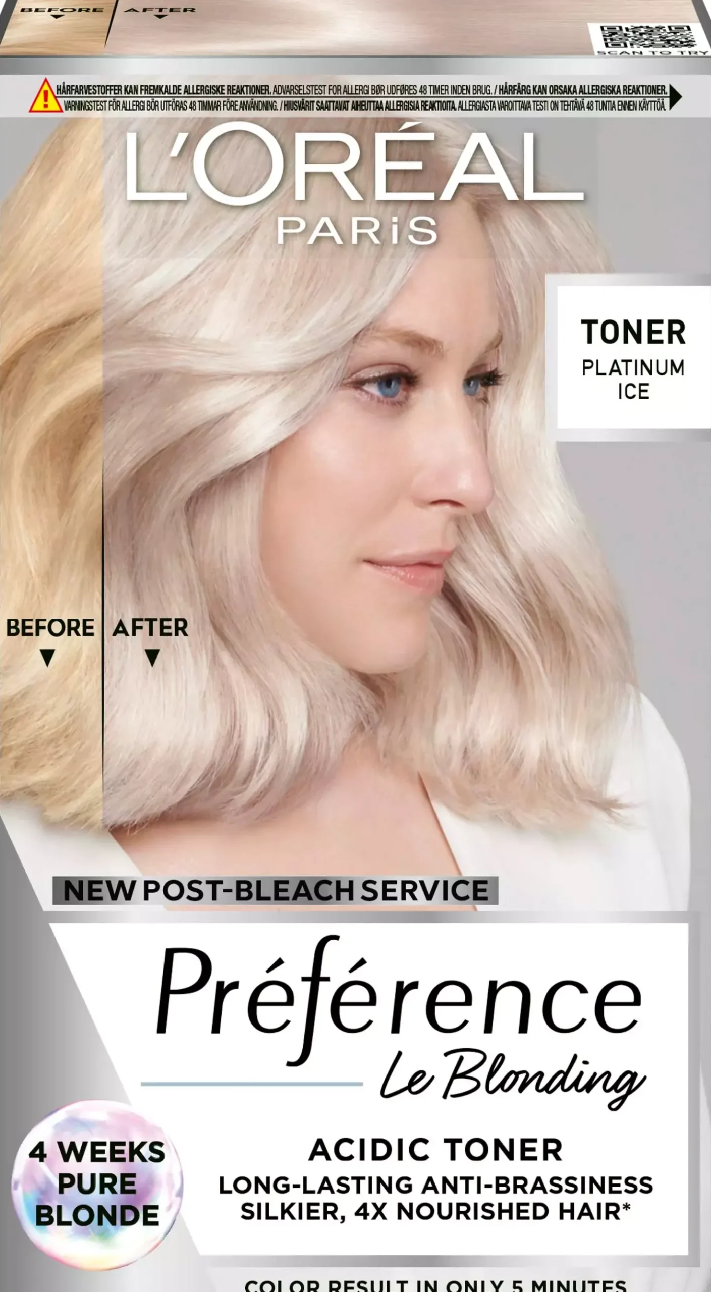 Loreal ParisPréférence Le Blonding Toner Platinum Ice