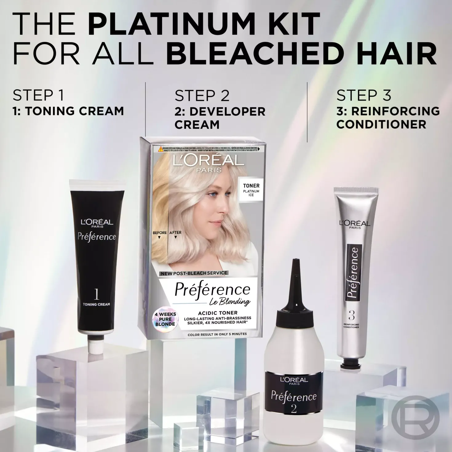 Loreal ParisPréférence Le Blonding Toner Platinum Ice