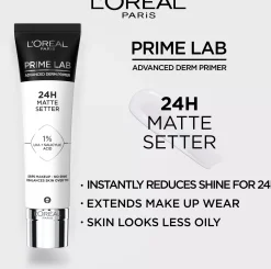 Loreal ParisPrime Lab Advanced Derm Primer 24H Matte Setter