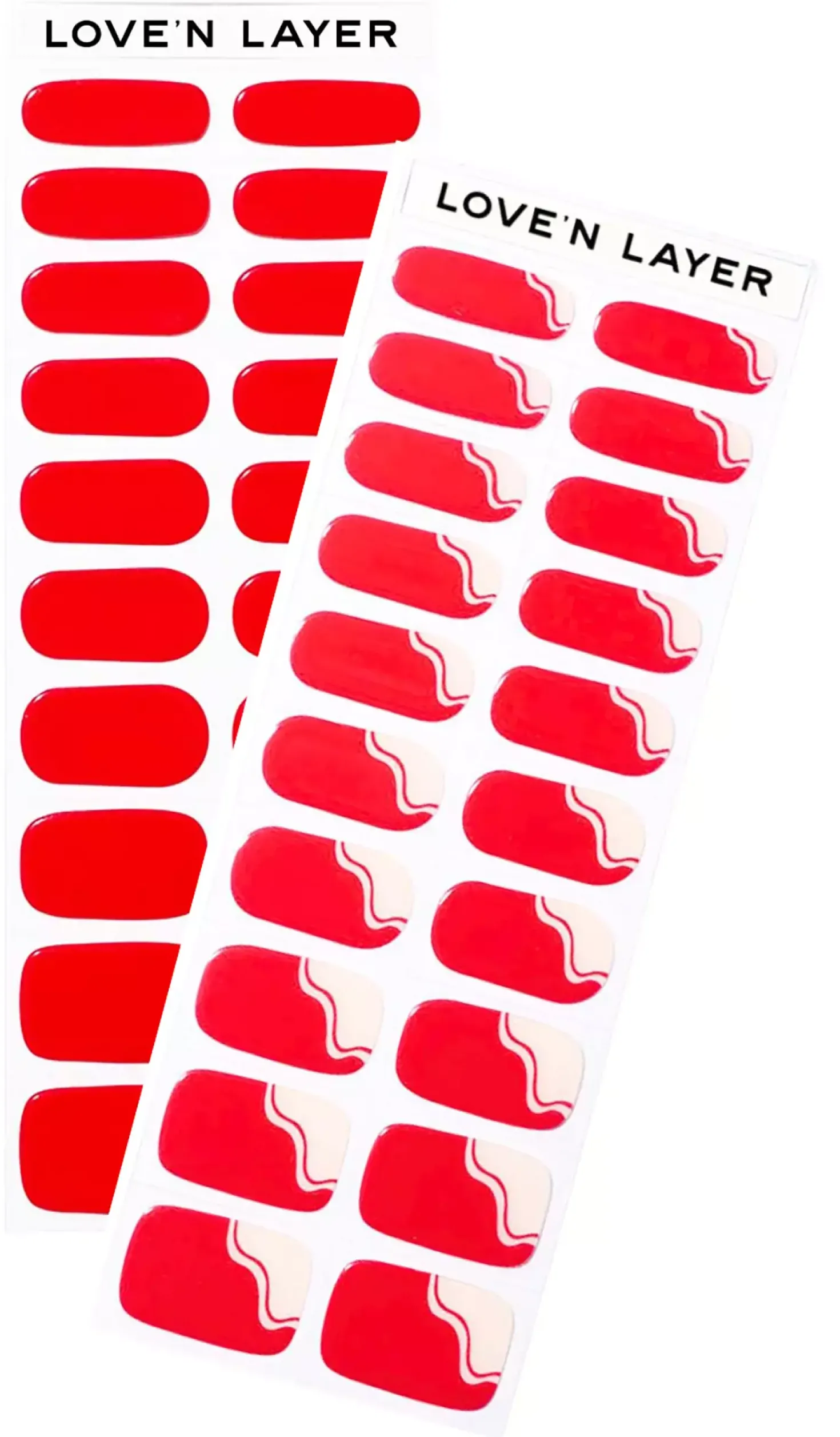 Love'n Layer Mix Solid & Swirl Lady Red