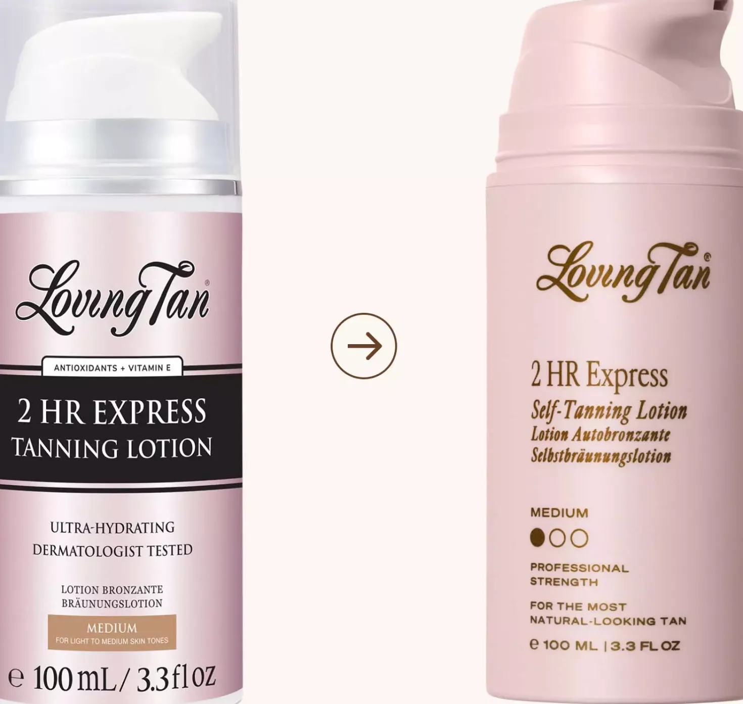 Loving Tan2 HR Express Tanning Lotion Medium