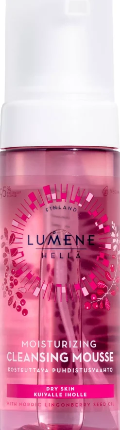 Lumene HELLÄ Moisturizing Cleansing Mousse 150 ml