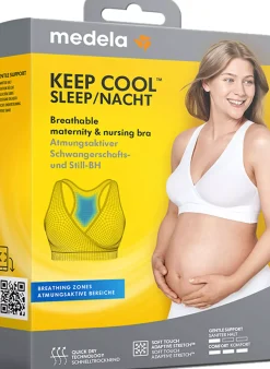 Medela Keep Cool natt-BH,Svart L L