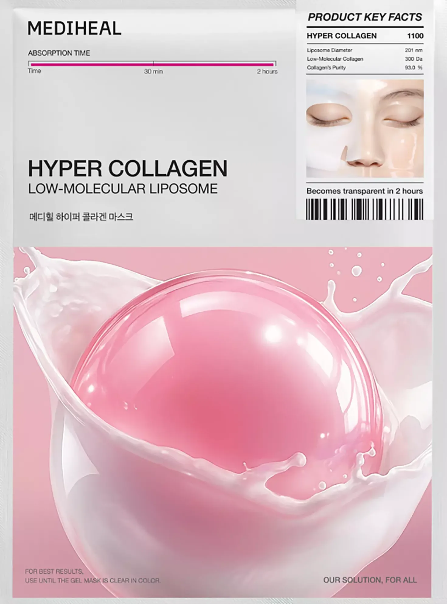 Mediheal Hyper Collagen Mask 1 stk