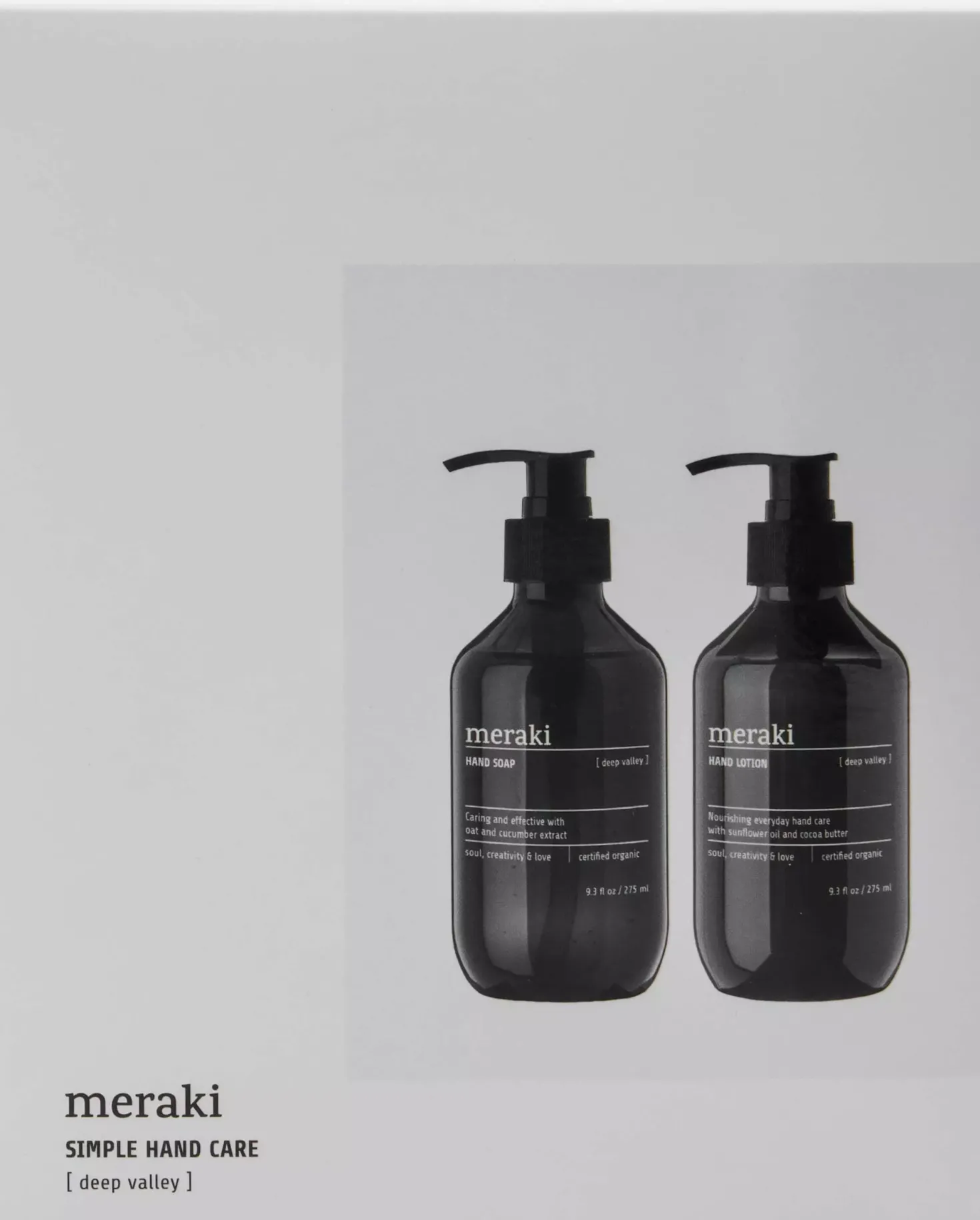 MerakiDeep Valley Simple hand care Gift box 275 ml