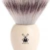 Mühle Syntetisk Barberkost Classic Resin Ivory Silvertip Fibre-L