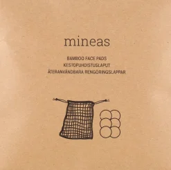 Mineas Bamboo Face Pads White 6 pcs