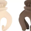 Mineas Haiclaws Set Of 2 Cream & Taupe Multicolored