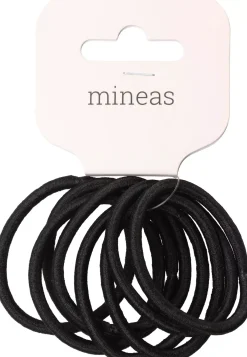 Mineas Hair Band Basic 8 pcs Black