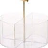 Mineas Spinning Organizer With Handle Transparent