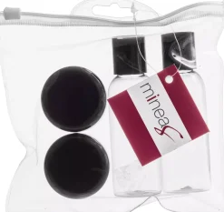 Mineas Travel Bottle Set 4 Pcs Transparent