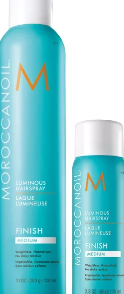 Moroccanoil Luminous Hairspray Medium 330 ml & Travel size 75 ml