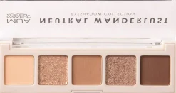 MUA Makeup Academy Eyeshadow Palette 5 Shades Neutral Wanderlust