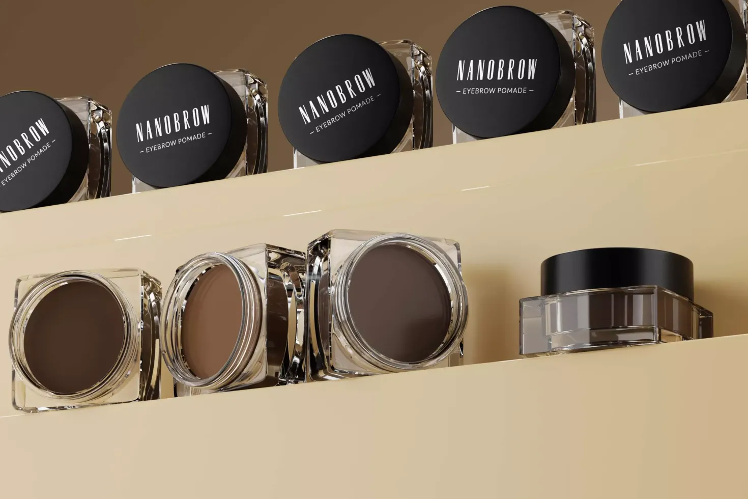 Nanobrow Eyebrow Pomade Medium Brown