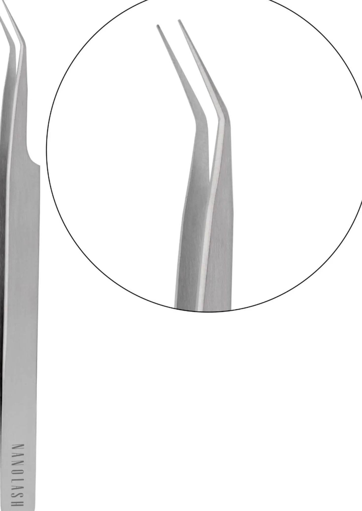 Nanolash Eyelash Tweezers Curved