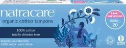 Natracare Organic Cotton Tampons Super Plus 20 pcs