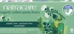 Natracare Panty Organic Cotton Panty Liners Ultra Thin 22 pcs