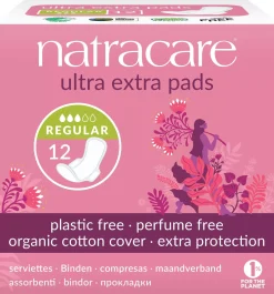 Natracare Ultra Extra Pads Regular 12 pcs
