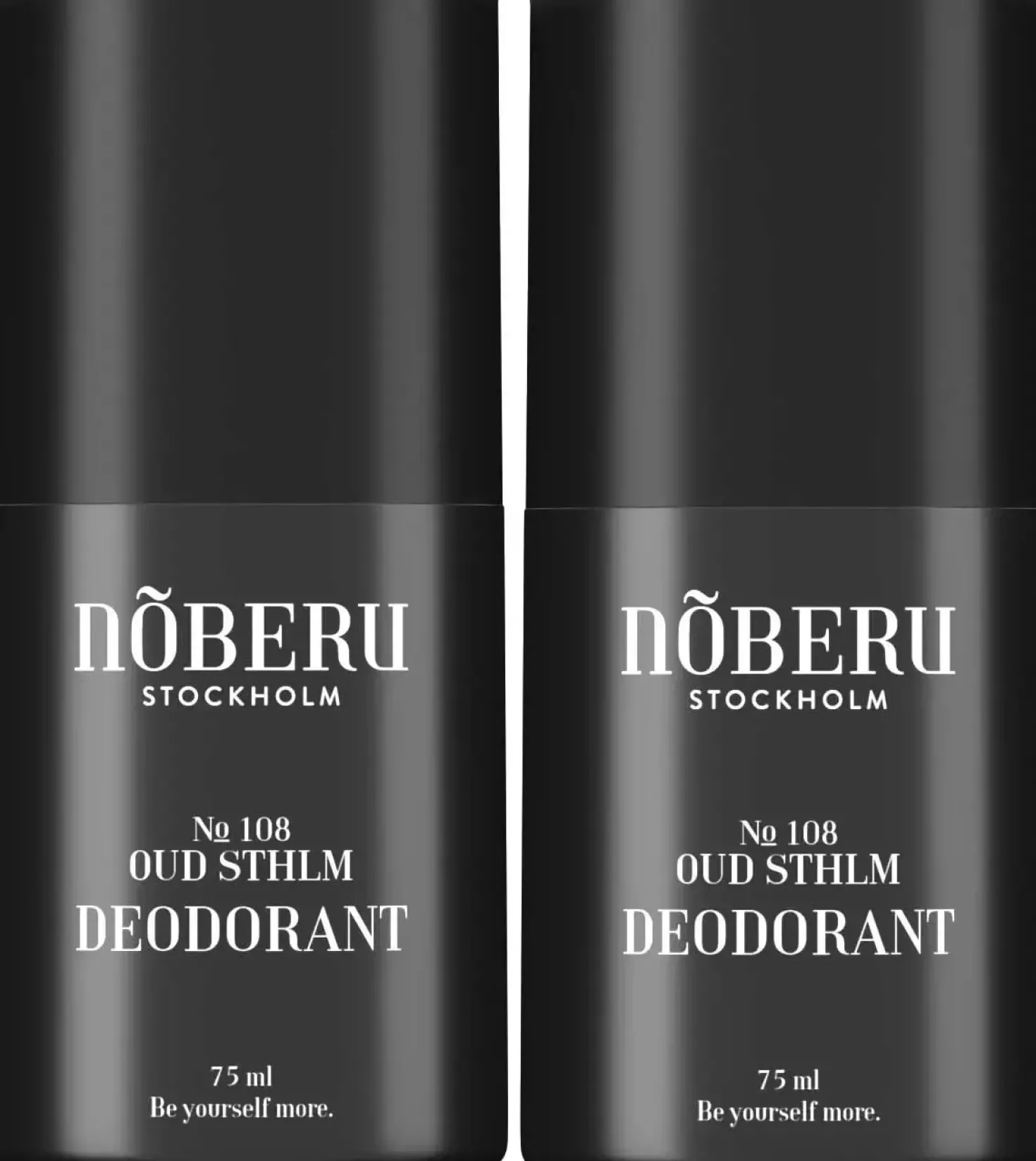 Nõberu of Sweden Bundle Deodorant No 108 Oud STHLM 75 ml x 2