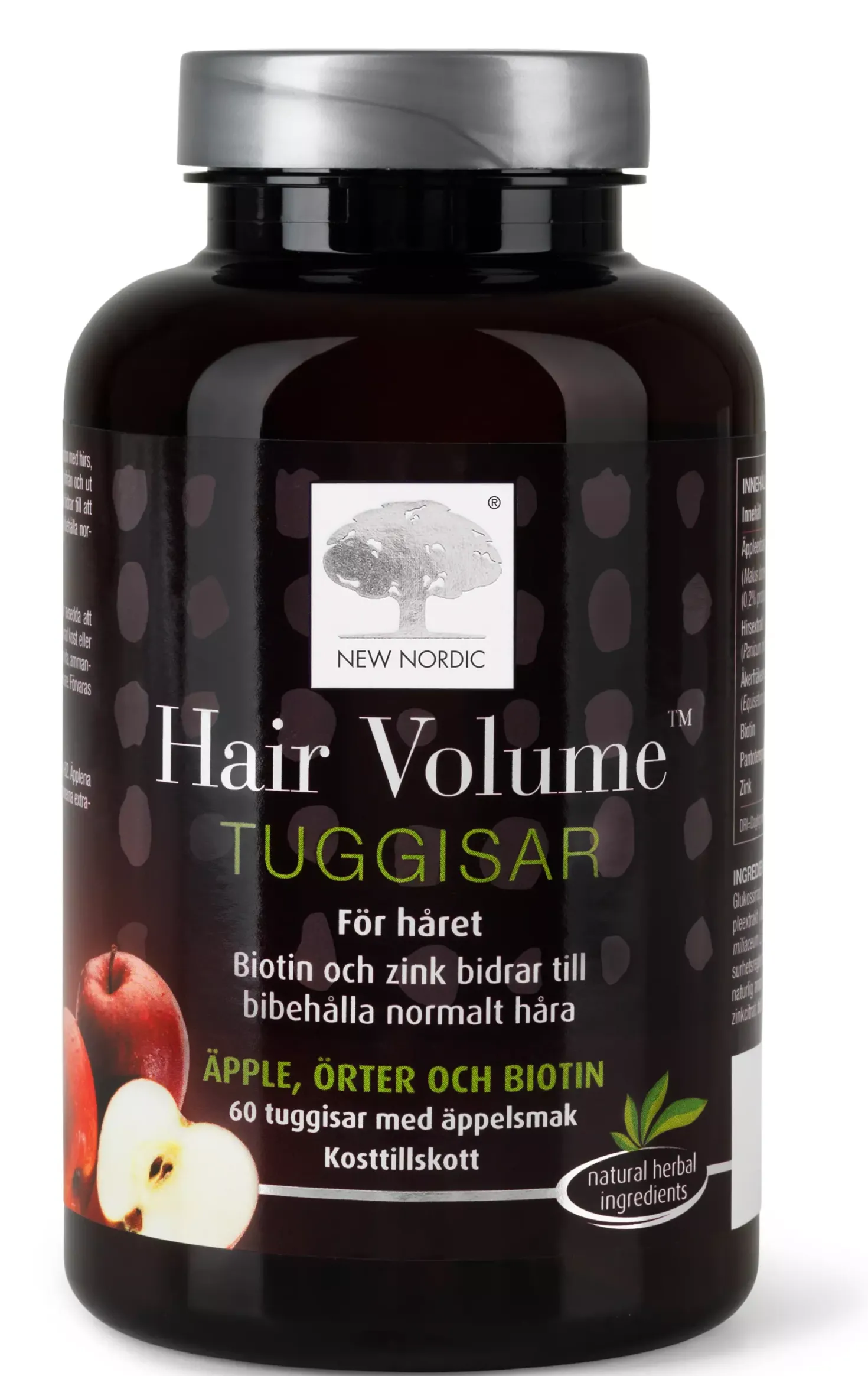 New Nordic Hair Volume - tuggisar 60 stk