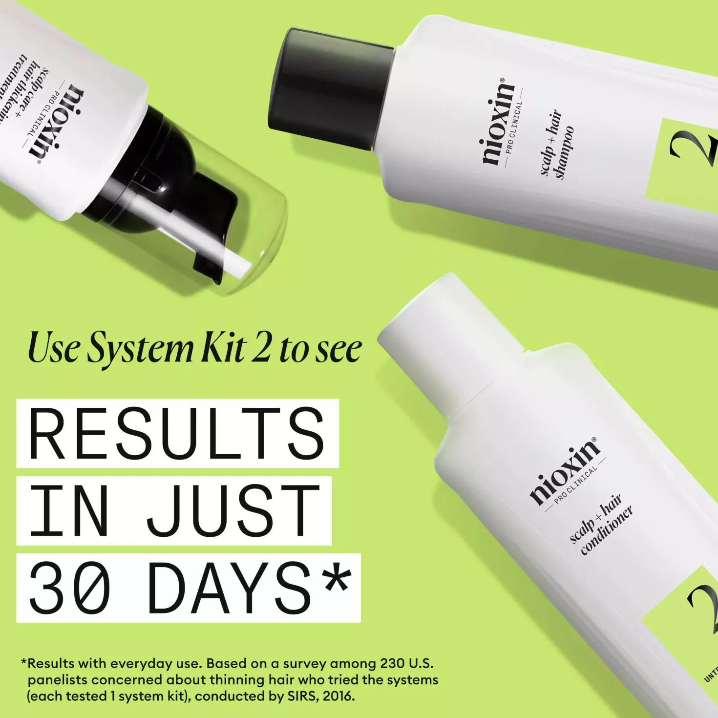 NioxinSystem 2 Shampoo for Thinning Hair 1000 ml