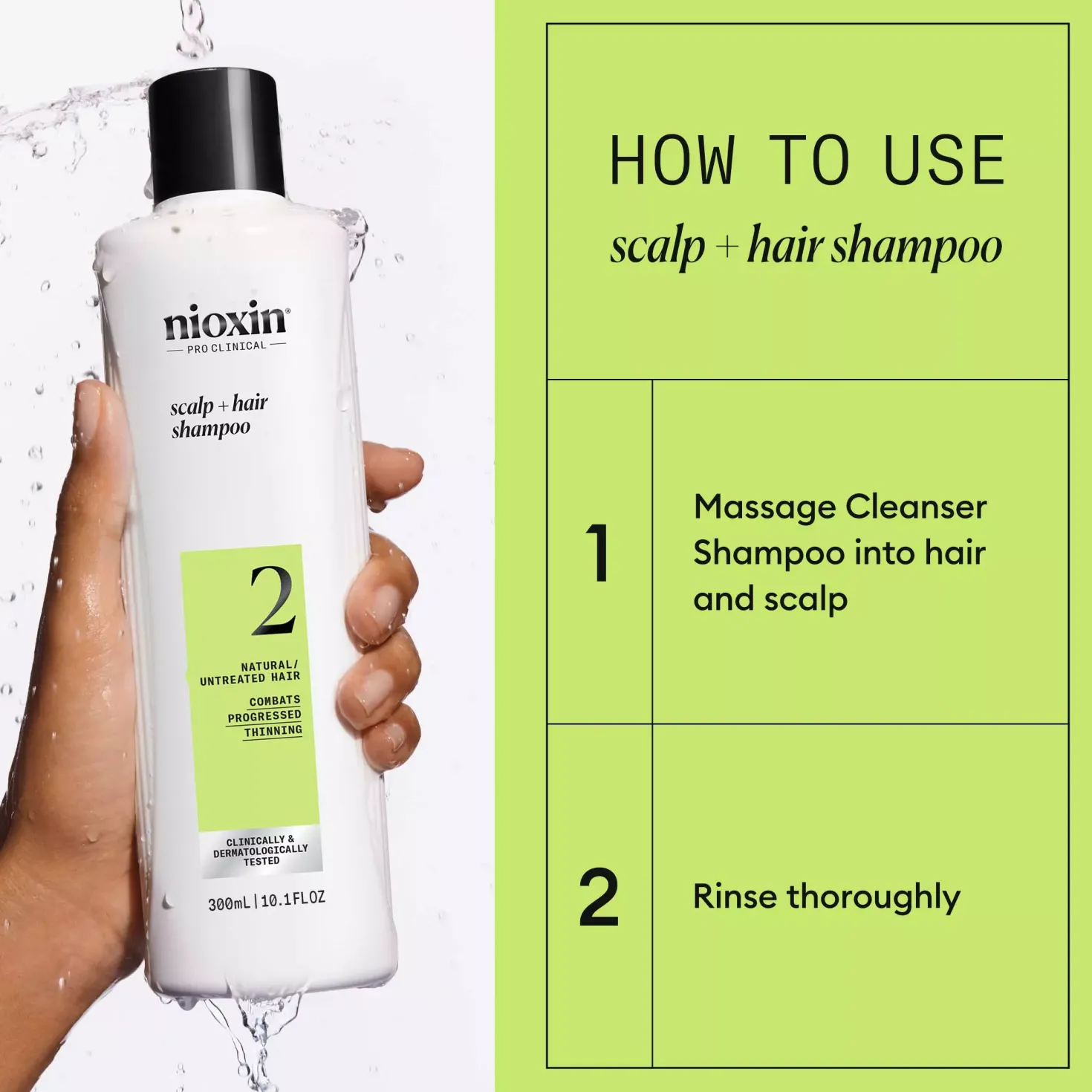 NioxinSystem 2 Shampoo for Thinning Hair 1000 ml