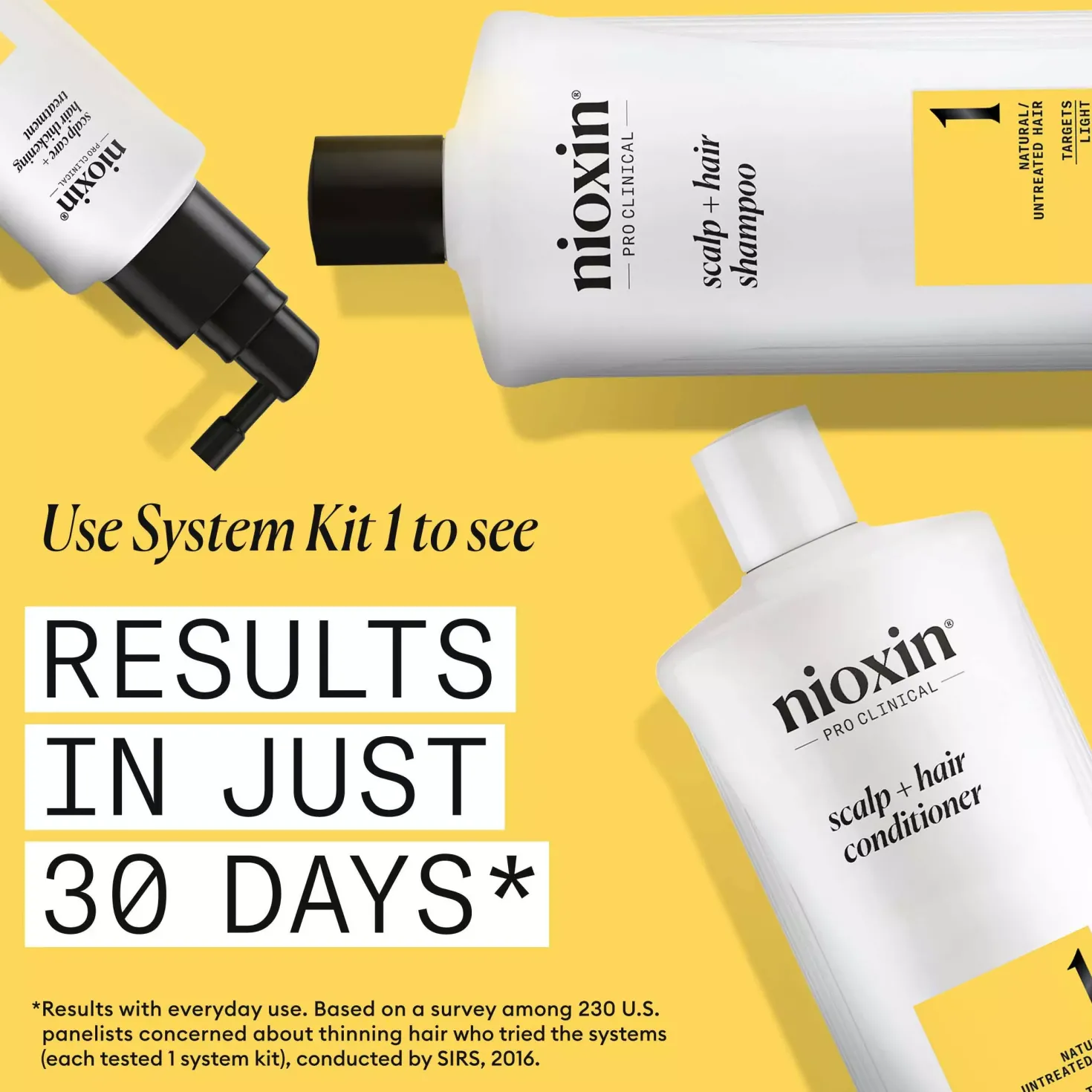 NioxinSystem 1 Shampoo for Thinning Hair 1000 ml