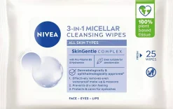 NIVEA 3-in-1 Micellar Cleansing Wipes 25 stk