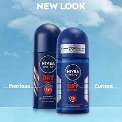 NIVEAMEN Antiperspirant Deo Dry Impact Roll On 50 ml