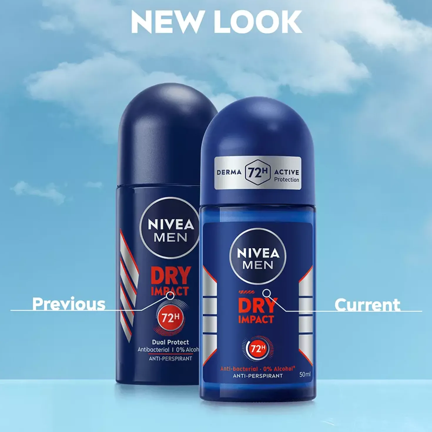 NIVEAMEN Antiperspirant Deo Dry Impact Roll On 50 ml