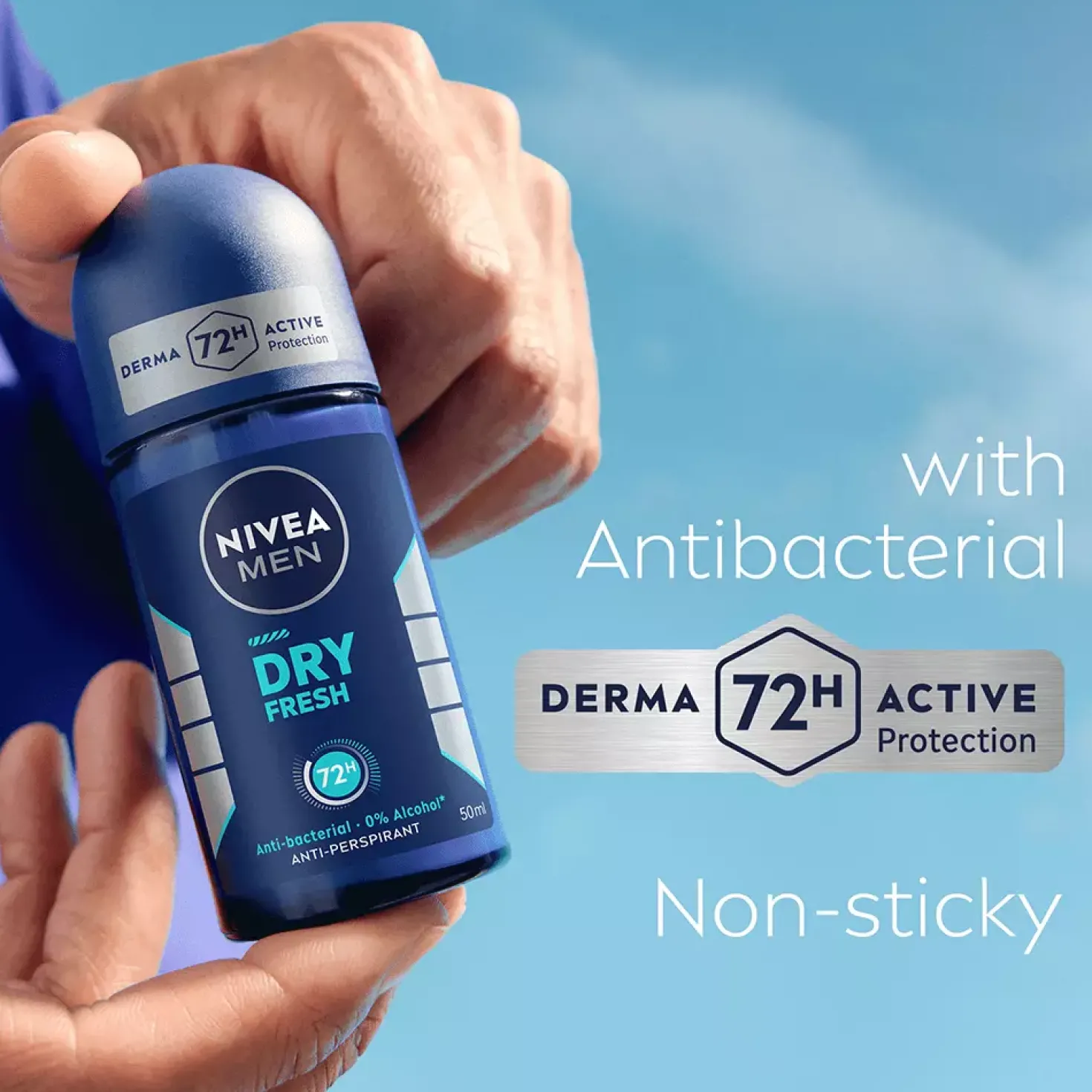 NIVEAMEN Dry Fresh Roll On 50 ml