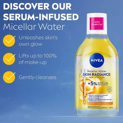 NIVEA Micellar Water Skin Radiance +5% serum 400 ml