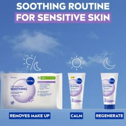 NIVEA Rengöringsservetter ansikte Cleansing Wipes Soothing