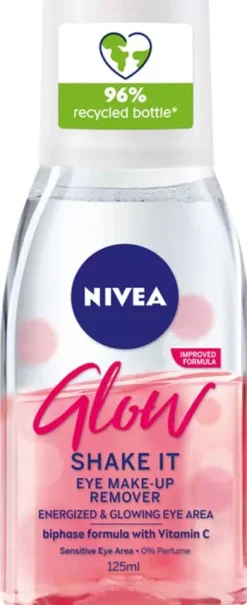 NIVEA Shake It Glow Eye Make-up Remover 125 ml