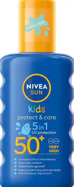 NIVEASUN Protect & Care Kids Sun Spray SPF 50+ 200 ml