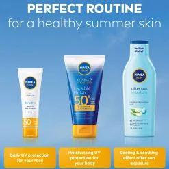 NIVEASUN Protect & Moisture Invisible Finish Lotion SPF 50+ 150 ml