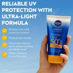 NIVEASUN Protect & Moisture Invisible Finish Lotion SPF 50+ 150 ml