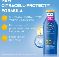 NIVEASUN Protect & Moisture Sun Lotion SPF30 200 ml