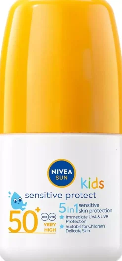 NIVEASUN Solskydd Kids Sensitive Sun Roll-On SPF50+ 50 ml