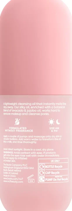 No7Good Intent Pore Buff Clarifying Cleansing Oil
