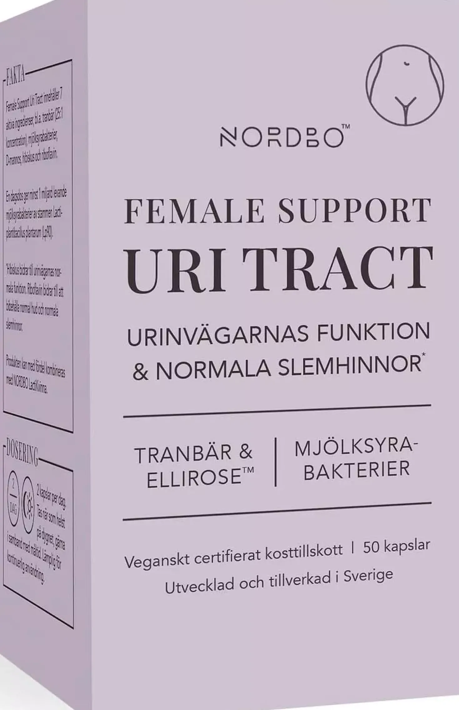 Nordbo Female Support UriTract 50 stk