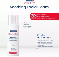 NovaclearRedless Soothing Facial Foam 100 ml
